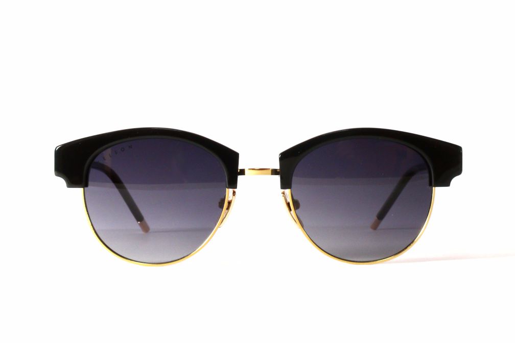 Kameha Black Frame KMH01B Vintage Sunglasses